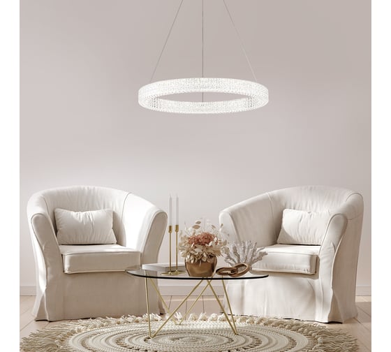 Подвесной светильник ESCADA 10233/1 LED*40W Chrome/Clear 10233/1LED