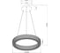 Подвесной светильник ESCADA 10233/1 LED*40W Chrome/Clear 10233/1LED 6