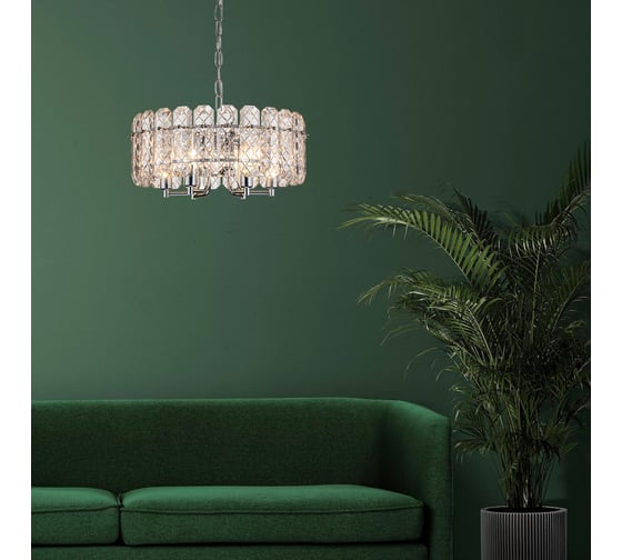 Подвесной светильник ESCADA 2115/6S E14*40W Chrome 2115/6S Chrome