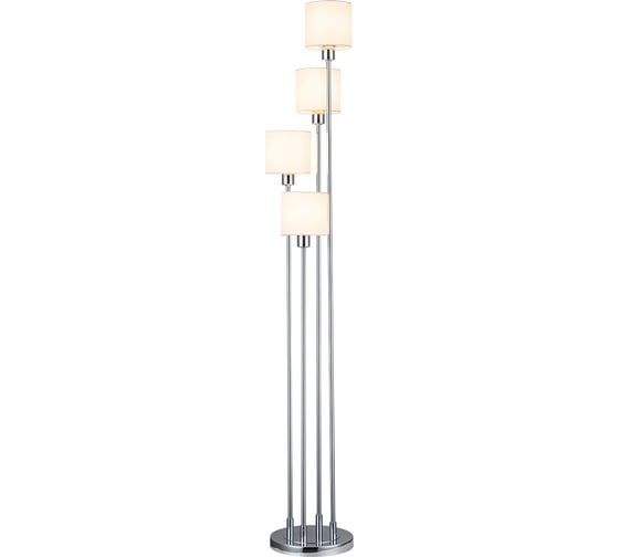 Напольный светильник ESCADA 1109/4 E14*40W Chrome/Beige 1109/4 Chrome/Beige