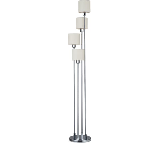 Напольный светильник ESCADA 1109/4 E14*40W Chrome/Beige 1109/4 Chrome/Beige
