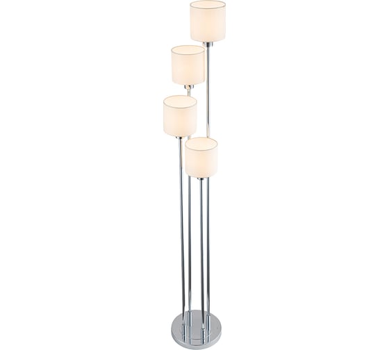 Напольный светильник ESCADA 1109/4 E14*40W Chrome/Beige 1109/4 Chrome/Beige