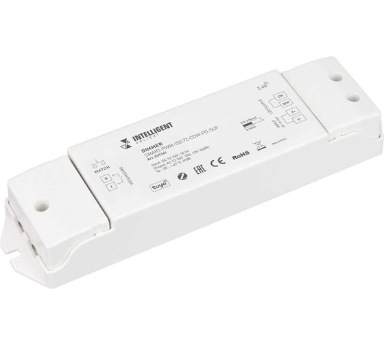 Диммер INTELLIGENT ARLIGHT SMART-PWM-102-72-CDW-PD-SUF IARL, IP20, пластик 037341 1