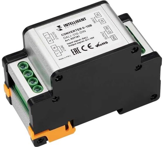 Конвертер INTELLIGENT ARLIGHT 0-10В DALI-310-DIN 027181 1