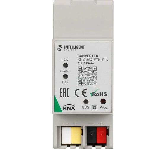 Конвертер INTELLIGENT ARLIGHT KNX-304-ETH-DIN 025676
