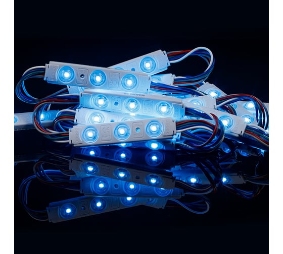 Светодиодный модуль MAKSILED 20 шт./гирлянда 0.96 Вт, 12 В, ip65, 3smd rgbw, ML-M3RGBW