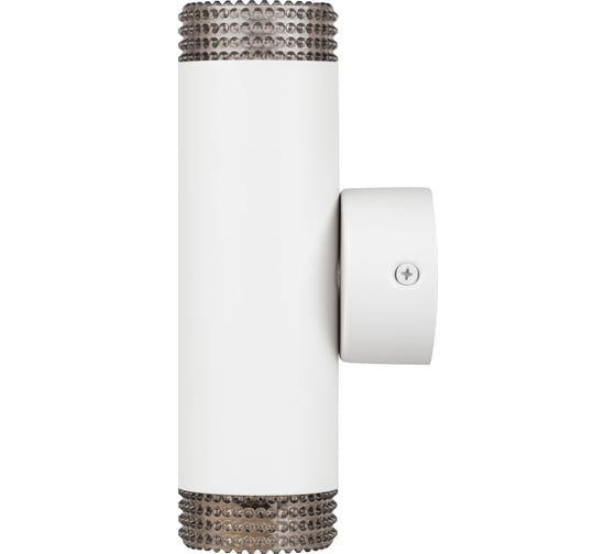 Настенный светильник ЭРА wl50 wh/bk 2gu10 2х12 Вт, ip20 белый, черный Б0061196