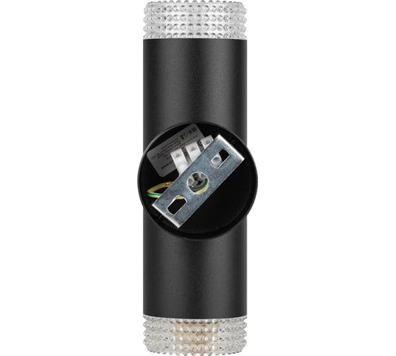 Настенный светильник ЭРА wl50 bk/tr 2gu10 2х12 Вт, ip20 черный, прозрачный Б0061194