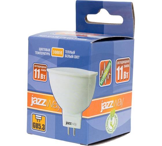 Светодиодная лампа Jazzway PLED- SP JCDR 11Вт GU53 3000K 220В/50 5049734
