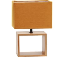 Светильник настольный Uniel декоративный UML-B401 E27 ORANGE/WOOD UL-00010955
