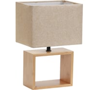 Светильник настольный Uniel декоративный UML-B401 E27 LIGHT GREY/WOOD UL-00010956