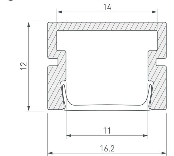 Профиль Arlight PDS-SM-3000 3 м 044961