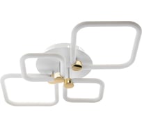 Люстра потолочная светодиодная диммируемая RITTER OTTIMO Алиса с ДУ 3 режима 720x425x130 102Вт 2700K+6400K/4200K/6400K+2700K 46м белый/золото 51616 7