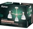 Люстра потолочная RITTER VOLANTE 650x430 6м 3хЕ27 металл белый/дерево 52594 3 8
