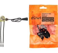 Выключатель-веревочка duwi 3А черный 26806 2