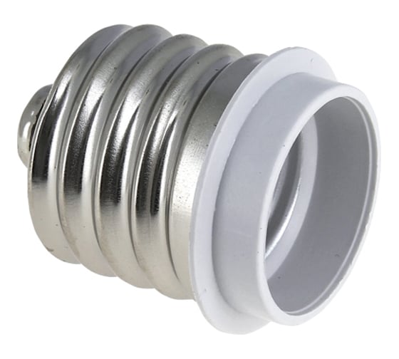 Переходник EKF E40-E27 белый 50 шт PROxima AD-E40-E27-w