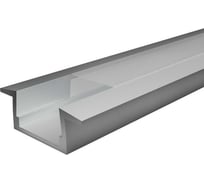 Встраиваемый профиль Wolta алюминиевый, для светодиодной ленты 19 мм, 30.4x6 мм, 2м WAP-I-30/6/2000-A