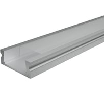 Накладной профиль Wolta алюминиевый, для светодиодной ленты 19 мм, 23.8x6 мм, 2м WAP-S-24/6/2000-A