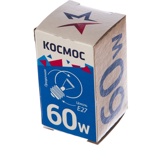 Лампа накаливания КОСМОС ШР пр 60Вт E27 LKsmSSpCL60E27v2
