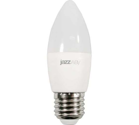 Светодиодная лампа Jazzway PLED-SP 7Вт C37 свеча 5000К холодный белый E27 560лм 230В/50Гц 1027849-2