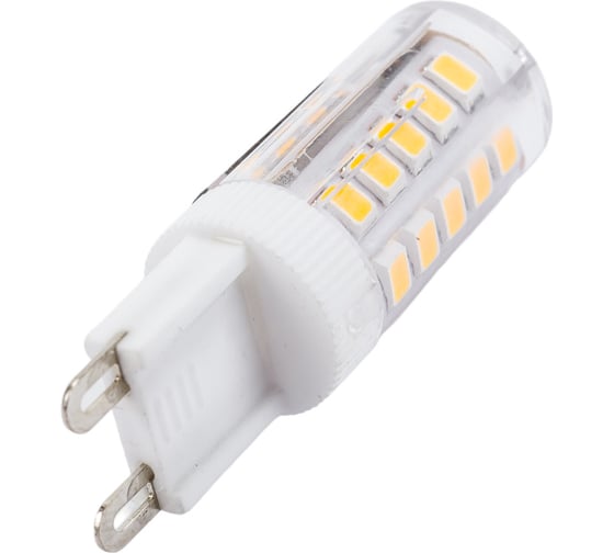 Светодиодная лампа Jazzway PLED-G9 5Вт капсульная 2700К теплый белый G9 320лм 175-240В пластик d16х50мм 1032102B