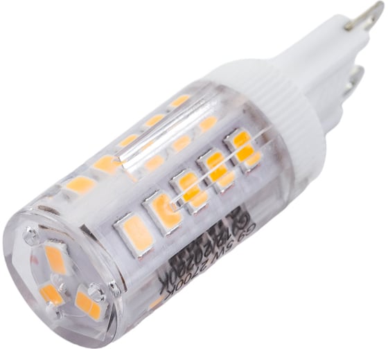 Светодиодная лампа Jazzway PLED-G9 5Вт капсульная 2700К теплый белый G9 320лм 175-240В пластик d16х50мм 1032102B