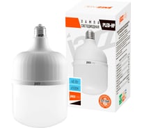 Светодиодная лампа Jazzway высокомощная PLED-HP-T120 40Вт 6500К холодный белый E27/E40 (переходник в комплекте) 3700лм 220В/50Гц 1038944A
