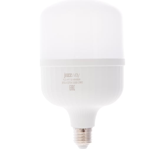 Светодиодная лампа Jazzway высокомощная PLED-HP-T120 40Вт 6500К холодный белый E27/E40 (переходник в комплекте) 3700лм 220В/50Гц 1038944A