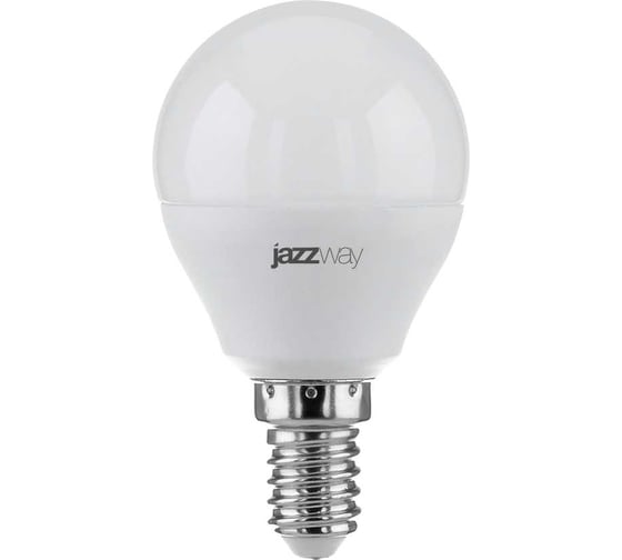 Светодиодная лампа Jazzway PLED-SP 11Вт шар G45 3000К тепл. бел. E14 950лм 230В/50Гц 5019249 1