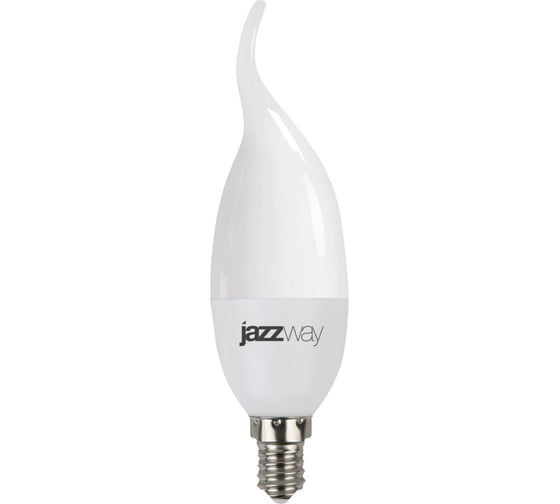 Светодиодная лампа Jazzway PLED-SP 9Вт CA37 свеча на ветру 3000К теплый белый E14 820лм 230В/50Гц 2859518A