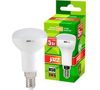 Светодиодная лампа Jazzway PLED-ECO 5Вт R50 рефлектор матовая 3000К теплый белый E14 400лм 230В/50Гц 1037015A