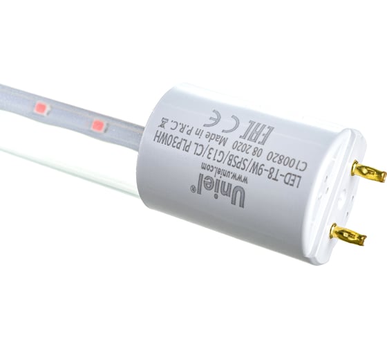 Светодиодная лампа Uniel LED-T8-9W/SPSB/G13/CL PLP30WH для растений UL-00006697