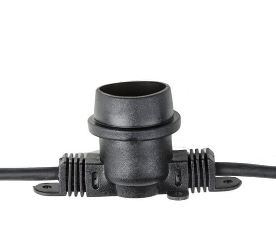 Гирлянда Uniel UDL-K110 40/E27/10M IP65 BLACK BELT-LIGHT Белт-лайт, 10 м + 1,5м сетевой шнур UL-00006440