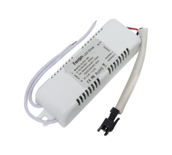 Электронный трансформатор (драйвер) FERON для AL2660 8W, AC185-265V, DC 24-30V, 280mA, LB153 21579 1