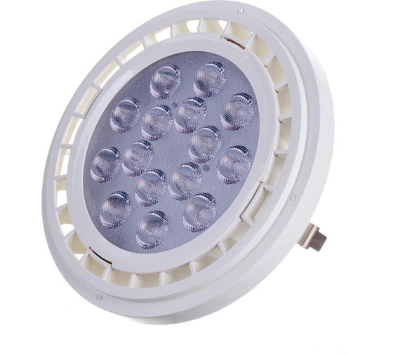 Светодиодная лампа Jazzway PLED-AR111 15Вт таблетка 3000К теплый белый G53 1200лм 185-265В 5017931