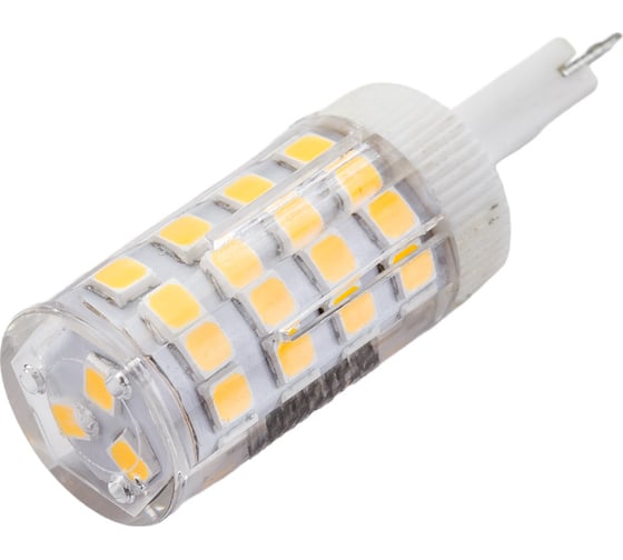 Светодиодная лампа Jazzway PLED-G9 7Вт капсульная 2700К теплый белый G9 400лм 175-240В пластик d16х50мм 1039064B