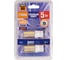 Светодиодная лампа Jazzway PLED-G9/BL2 5Вт 2700К теплый белый G9 300лм 220В (2лампы) пластик d16х50мм 1036667B 1