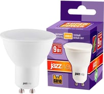 Светодиодная лампа Jazzway PLED-SP 9Вт PAR16 GU10 3000K теплый белый GU10 820лм 230В/50Гц 2859693A