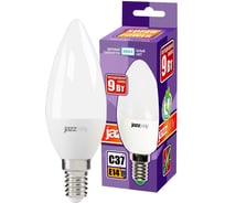 Светодиодная лампа Jazzway PLED-SP 9Вт C37 свеча 4000К нейтральный белый E14 820лм 230В/50Гц 5019034
