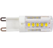 Светодиодная лампа Jazzway PLED-G9 5Вт капсульная 4000К нейтральный белый G9 300лм 175-240В пластик d16х50мм 1032133B