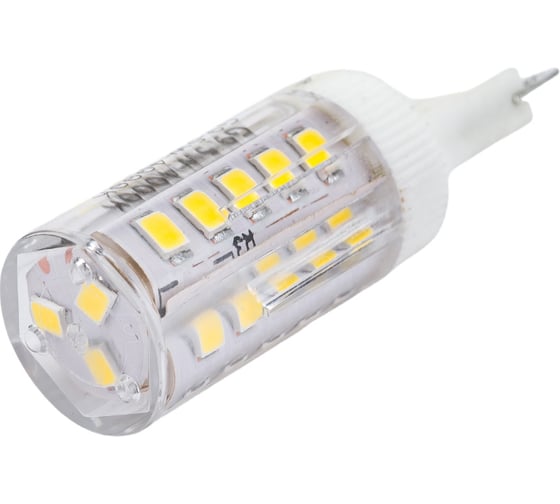 Светодиодная лампа Jazzway PLED-G9 5Вт капсульная 4000К нейтральный белый G9 300лм 175-240В пластик d16х50мм 1032133B