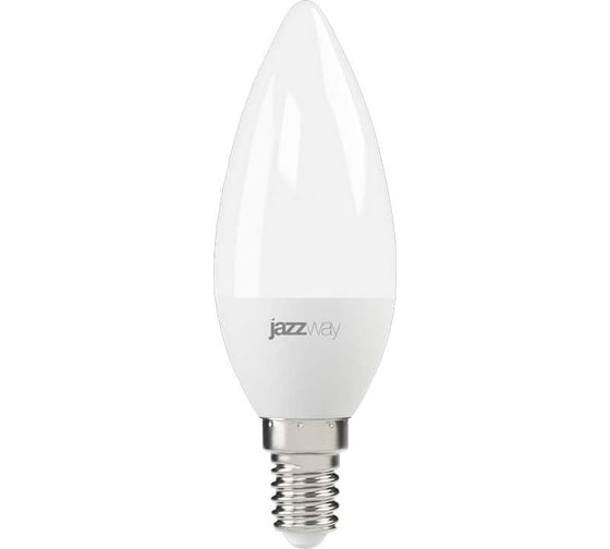 Светодиодная лампа Jazzway PLED-SP 7Вт C37 свеча 3000К теплый белый E14 560лм 230В/50Гц 1027818-2