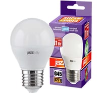 Светодиодная лампа Jazzway PLED-SP 11Вт шар G45 5000К холодный белый E27 950лм 230В/50Гц 5019393