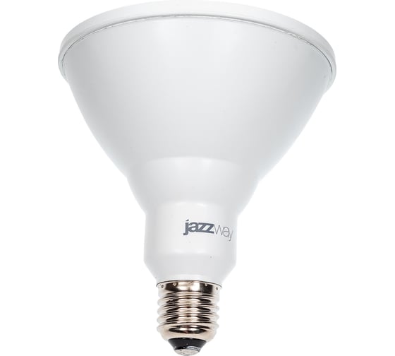 Светодиодная лампа Jazzway PPG PAR38 Agro 15Вт рефлектор прозрачная E27 185-265В IP54 для растений красный/синий спектр clear 5004702