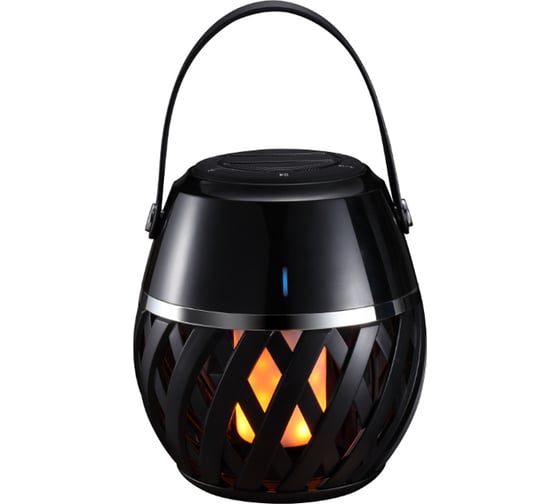 Светодиодный светильник с bluetooth колонкой Uniel ULD-R201 LED/FLAME BLACK UL-00006768 1