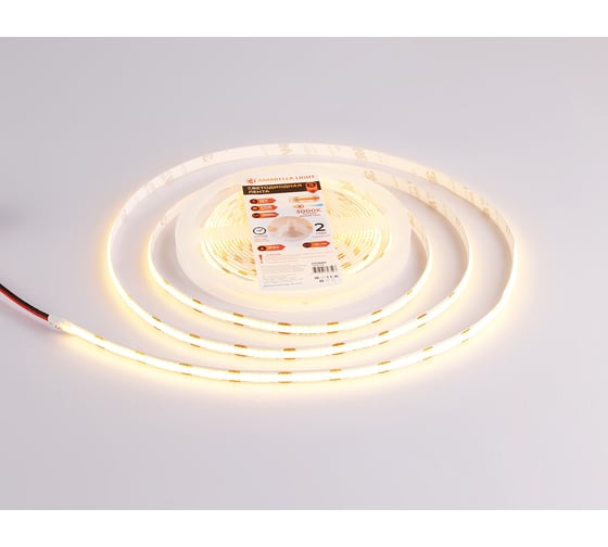 Светодиодная лента Ambrella light COB 320Led /10W m/ 12V IP20 3000K 5m GS2601