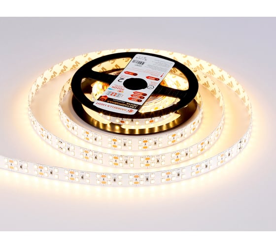 Светодиодная лента двухрядная Ambrella light 2835 204Led /20W m/ 24V IP20 3000K 5m GS3601 1