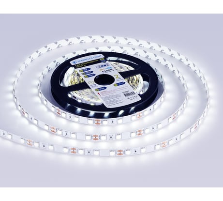 Светодиодная лента Ambrella light 5050 60Led /14.4W m/ 12V IP20 6500K 5m GS2003