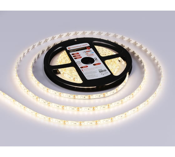 Светодиодная лента Ambrella light 2835 120Led /9.6W m/ 12V IP65 3000K 5m GS1201