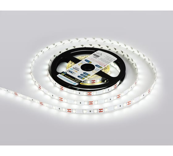 Светодиодная лента Ambrella light 2835 60Led /4.8W m/ 12V IP20 6500K 5m GS1003